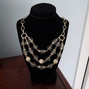 Special occasion three tier necklace